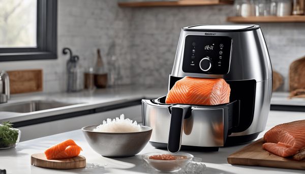 Comment réussir la cuisson de saumon surgelés au air fryer ?